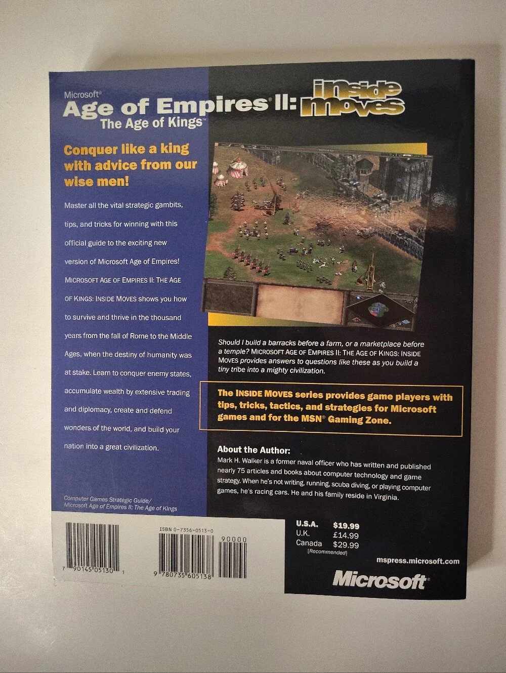 Age of Empires II The Age of Kings Official Tips Strategies Microsoft Paperback